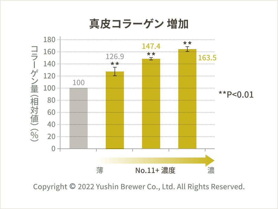 真⽪コラーゲン 増加